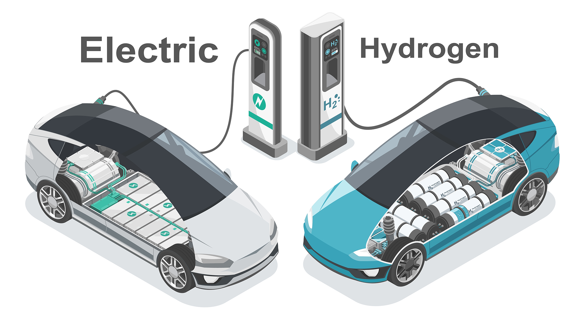 Electric vehicles vs hydrogen fuel cell vehicles